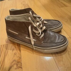 Sperry Brown High-Top Boat Shoes